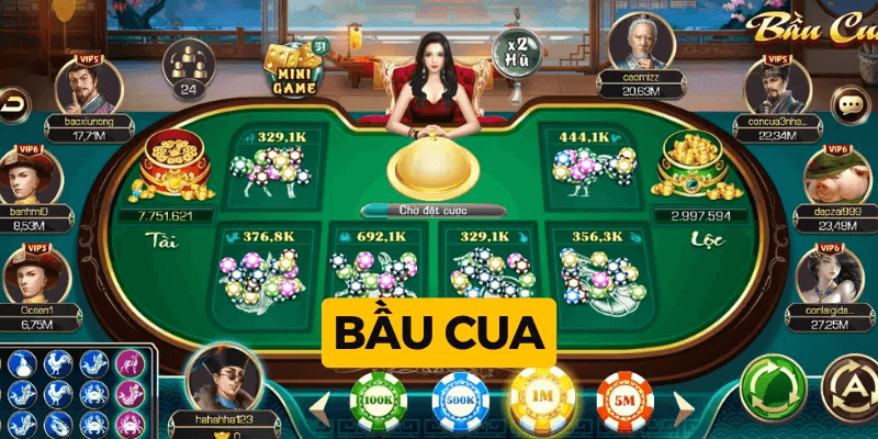 Cách chơi bầu cua tại Nohuwin
